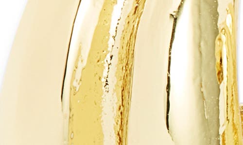 Nordstrom Set Of 3 Textured Hoop Earrings In Gold