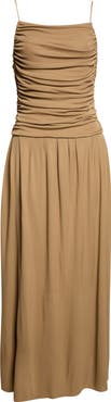 Kallmeyer Reese Ruched Sleeveless Maxi Dress