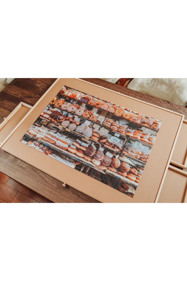 Donut Shop Bakery Puzzle For Adults And Kids | 1000 Piece Jigsaw Puzzle, Alternate, color, Brown