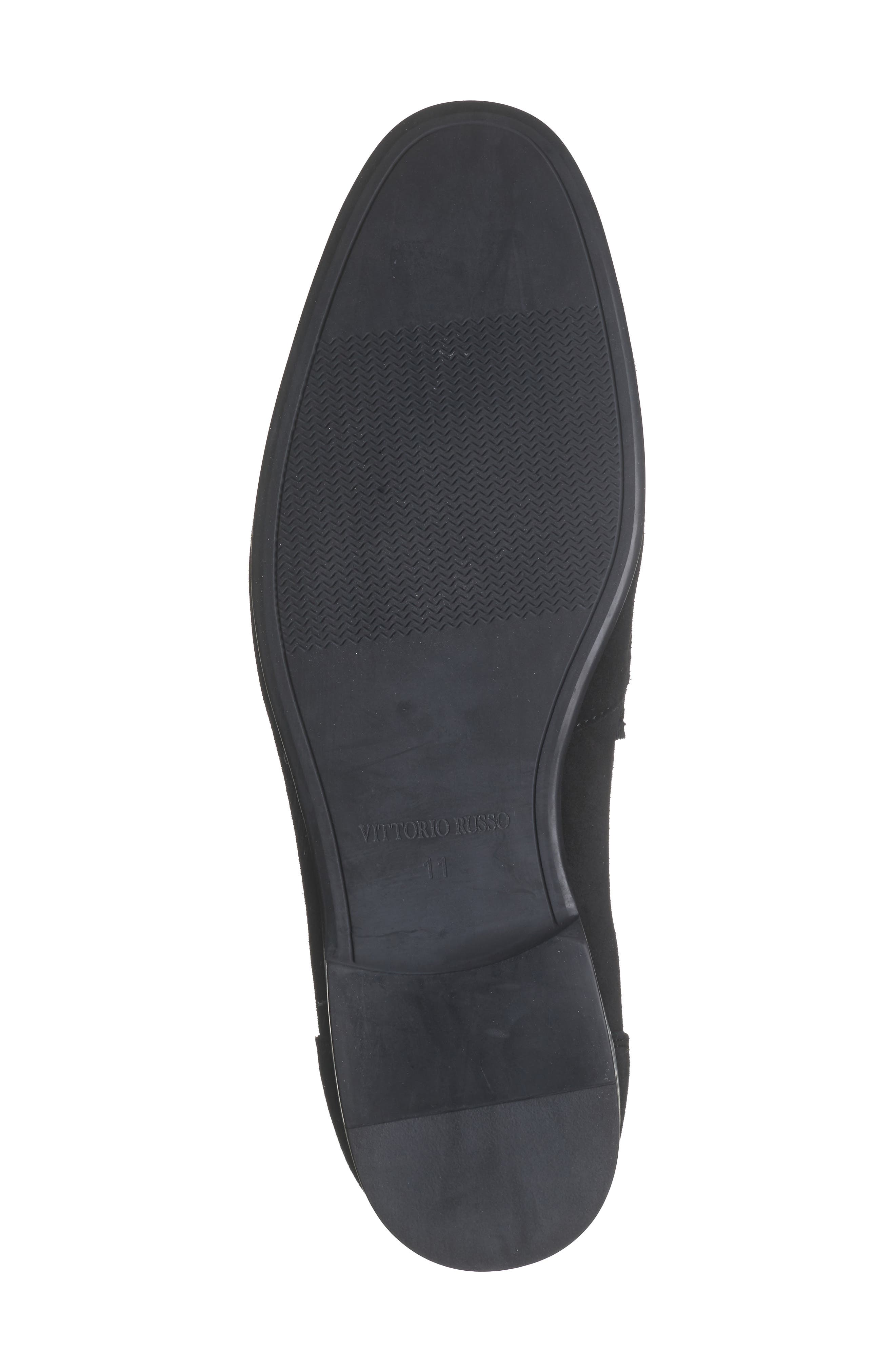 VITTORIO RUSSO Derringer Loafer, Alternate, color, Suede Black