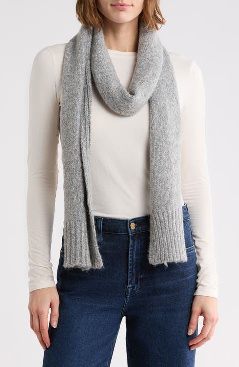 Brushed Spade Knit Scarf