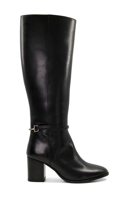 Dune London Tadley Knee High Boot In Black