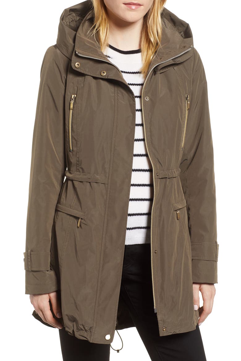 Hooded Parka with Faux Fur Liner, Main, color, BRITISH KHAKI