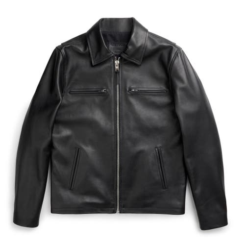 Last Wolf Rainier Moto  Jacket In Black