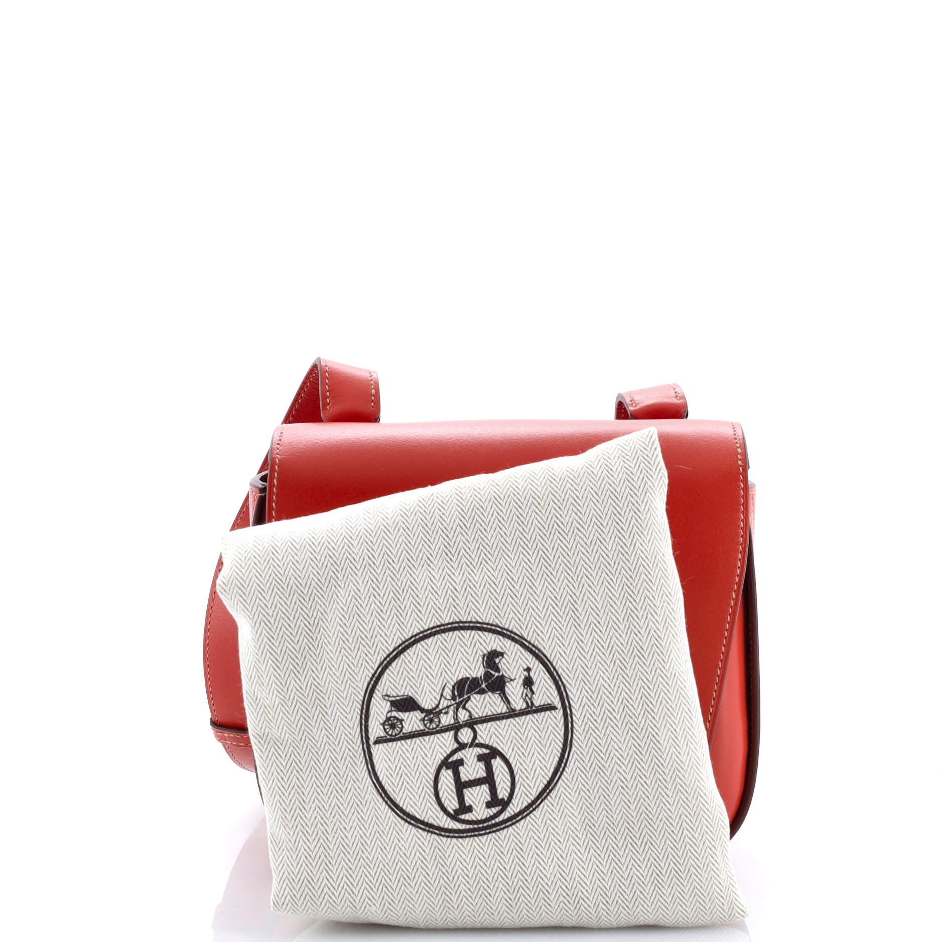 Pre-Owned Hermes Della Cavalleria Shoulder Bag Tadelakt Mini, Alternate, color, Sanguine