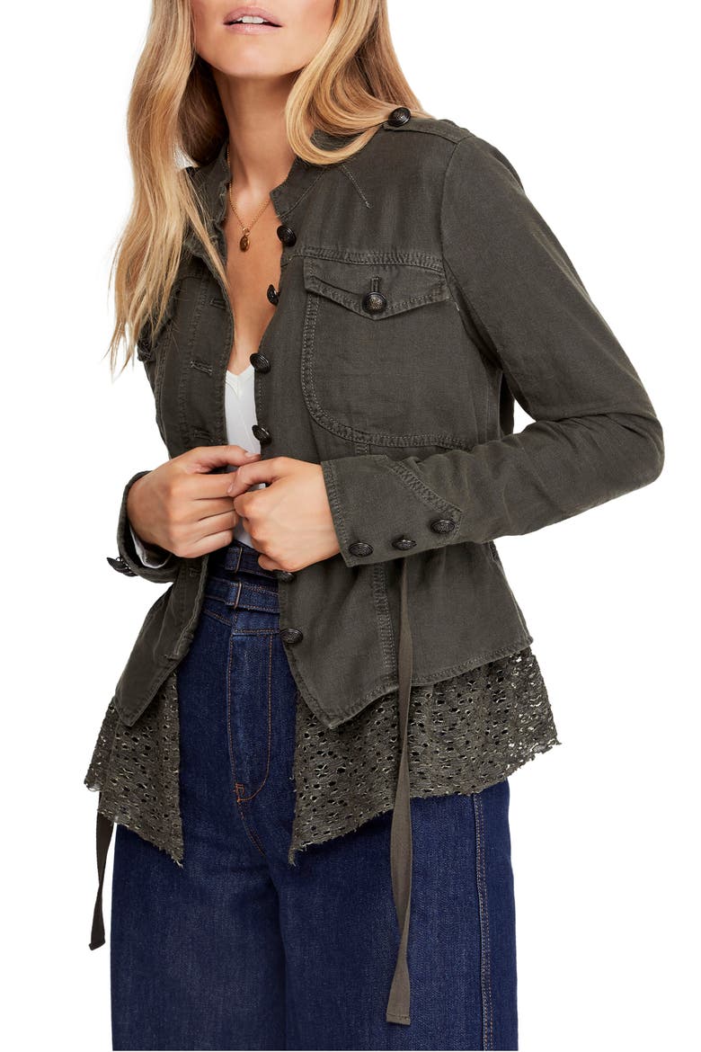 Emilia Jacket, Main, color, BITTER OLIVE