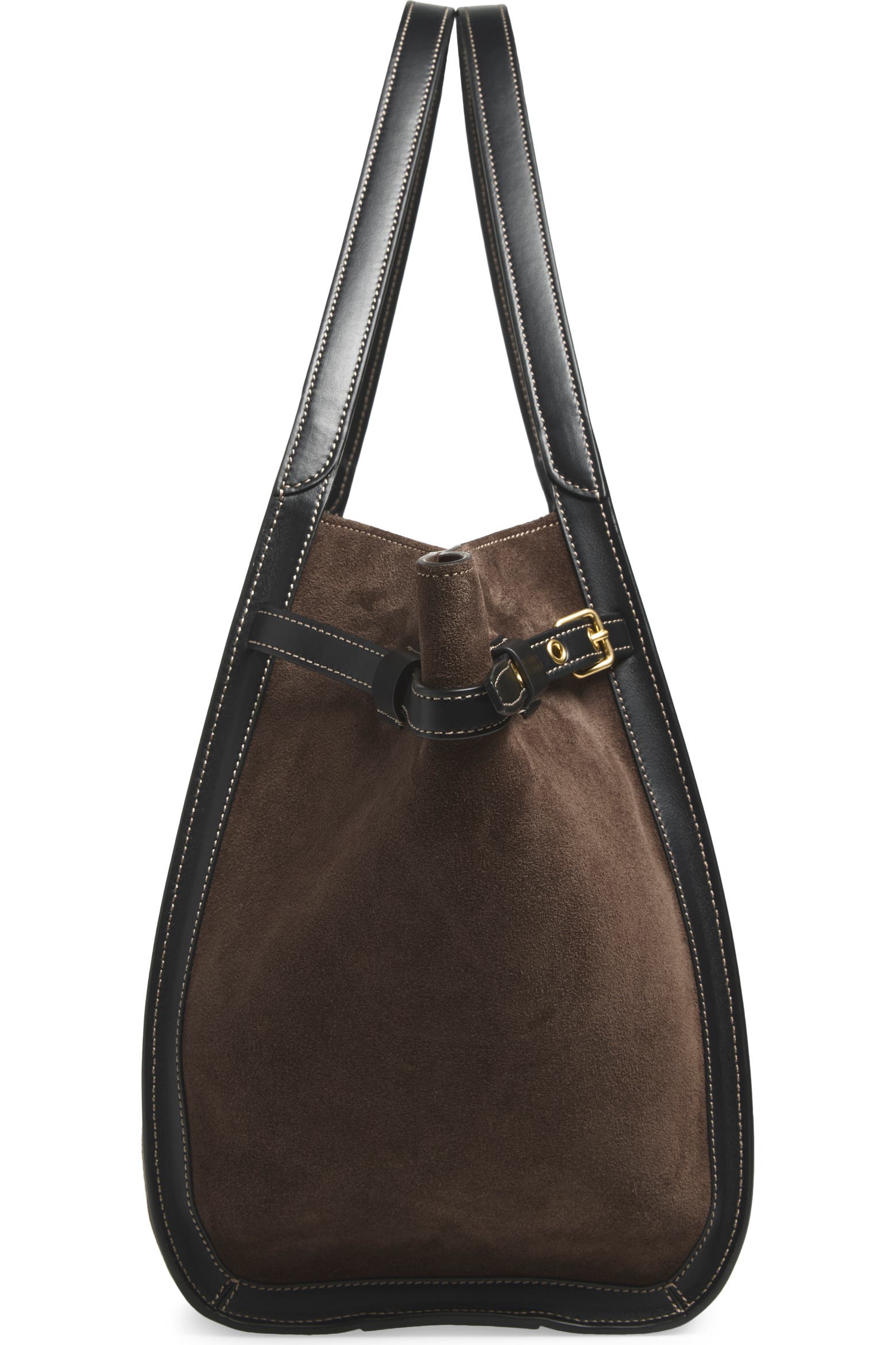 Tim Card Balance Tod's Medium T Signature Suede Shopping Bag (Women) | Nordstrom