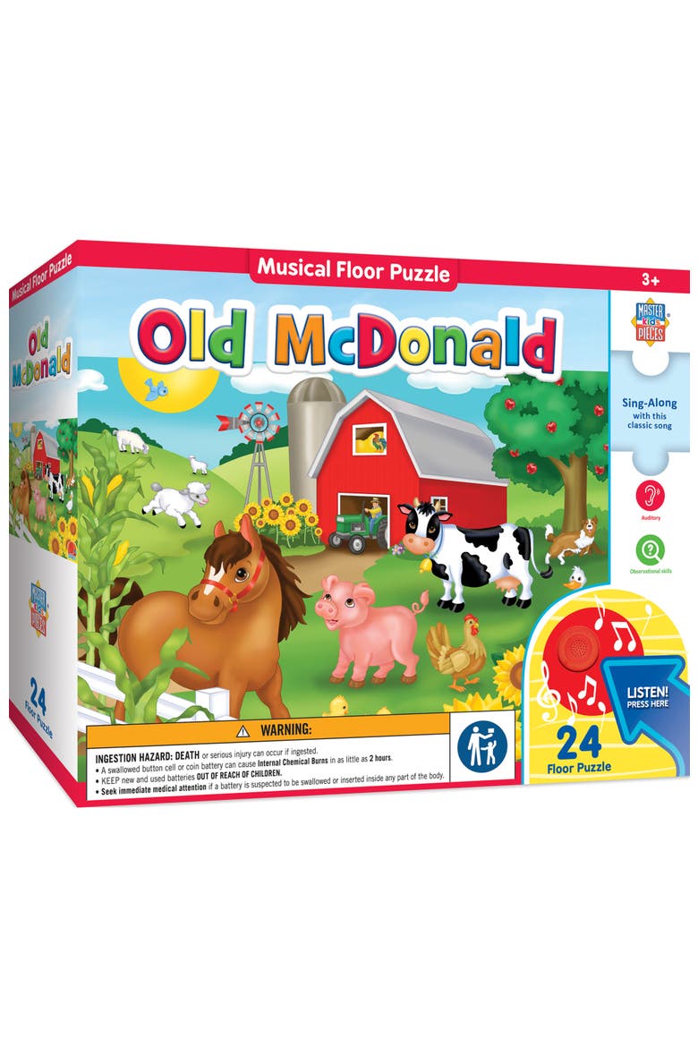 Old McDonald 24 Piece Sound Puzzle, Main, color, Multicolor