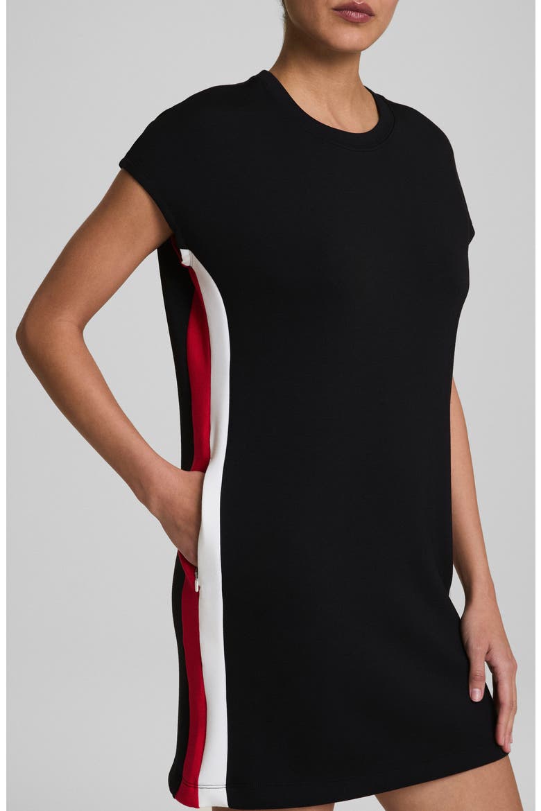 AirEssentials Colorblock Minidress, Alternate, color, VERY BLACK/ RED