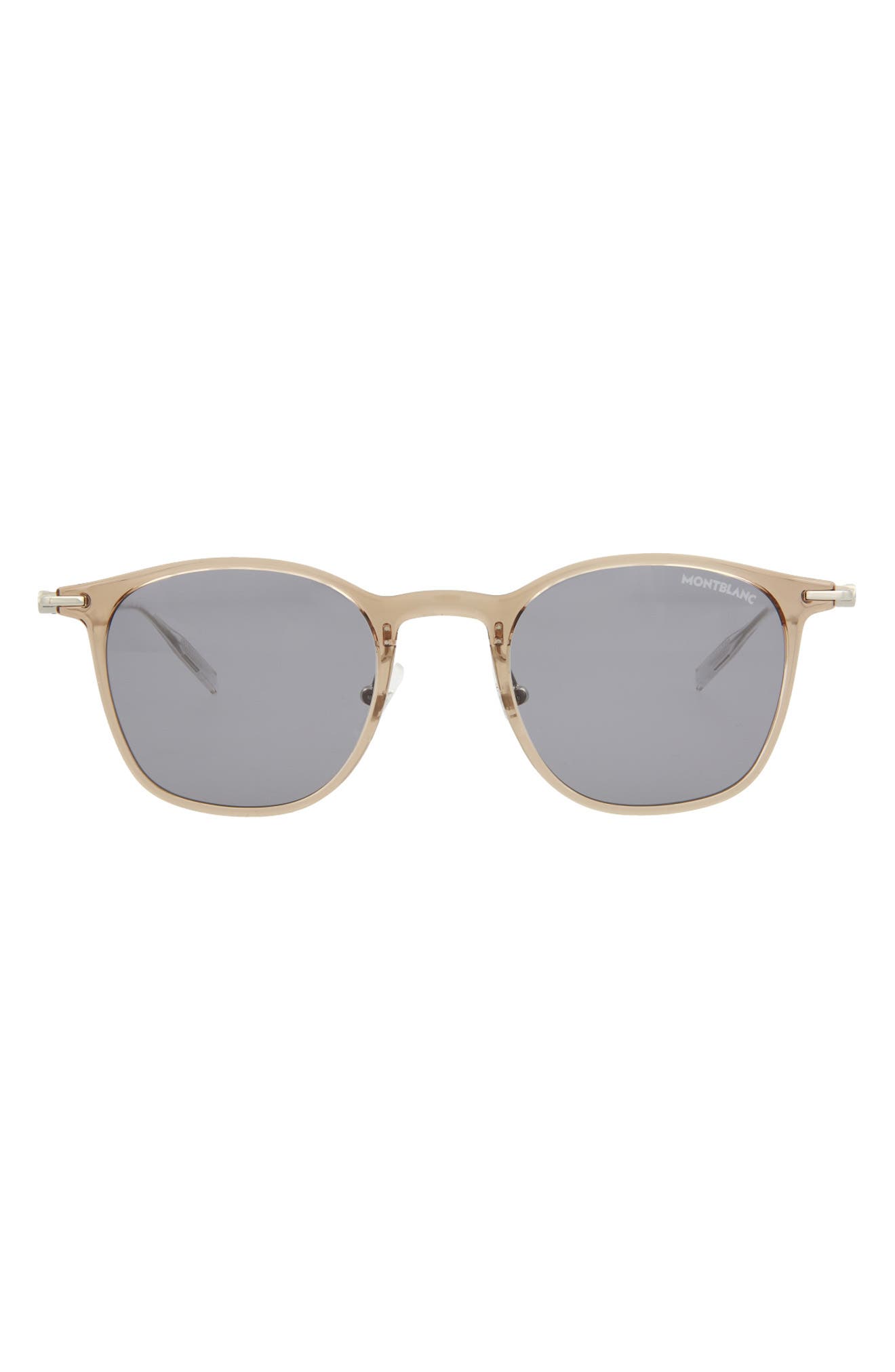 Montblanc 49mm Square Sunglasses