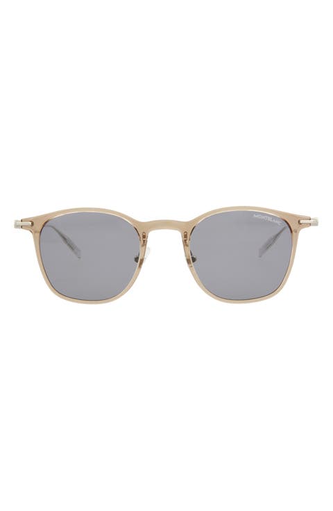 49mm Square Sunglasses