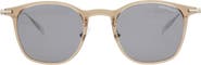 Montblanc 49mm Square Sunglasses