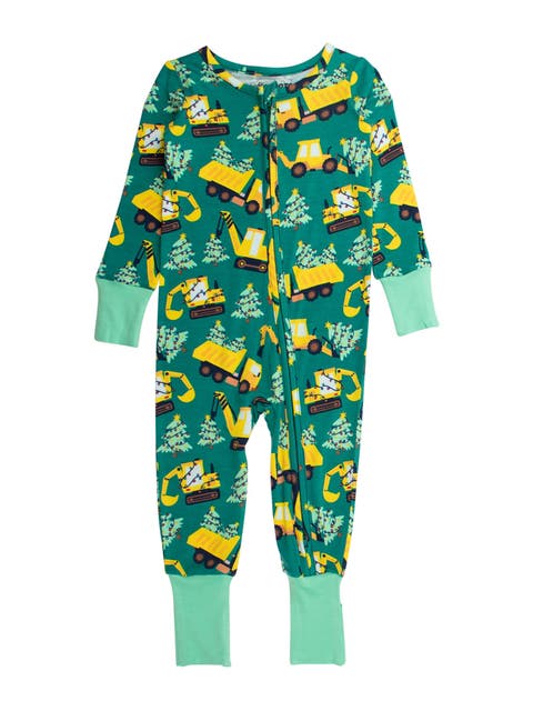 SoftSnooze Gender Incusive Holiday Convertible One Piece Pajamas (Baby)