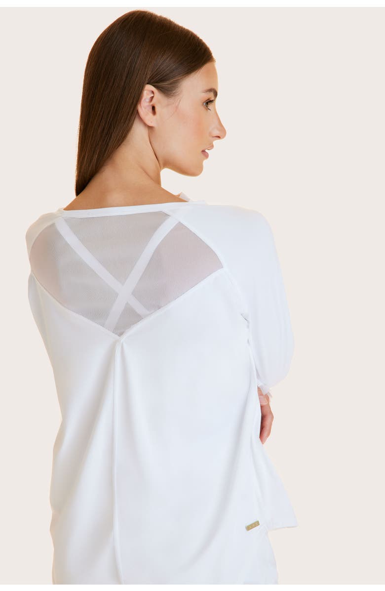 ALALA Fractal Raglan Long Sleeve Tee, Alternate, color, White