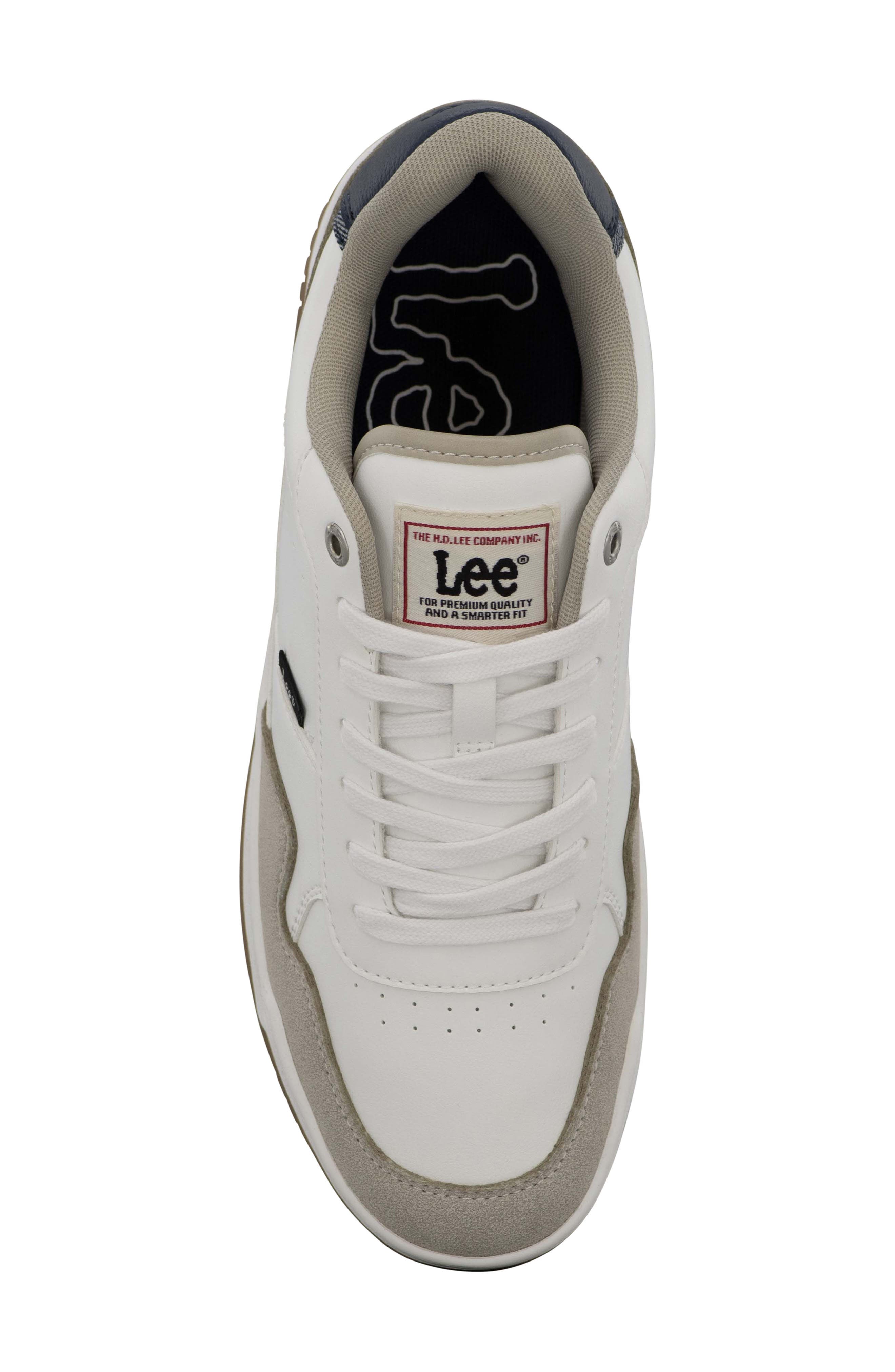 Lee Marcus Sneaker, Alternate, color, White/ Dove/ Navy