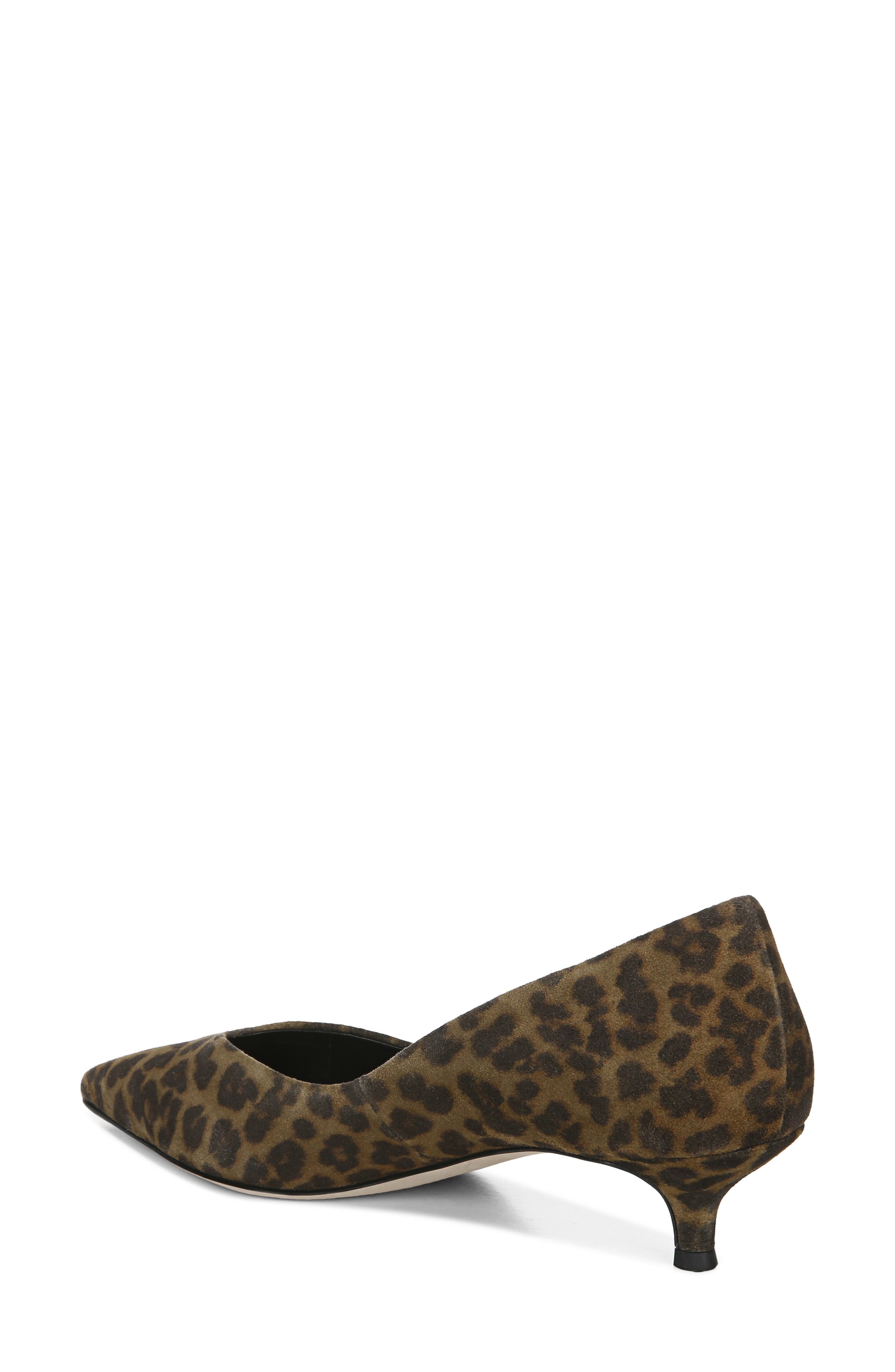 Fontaine Kitten Heel Pointed Toe Pump, Alternate, color, CAMEL
