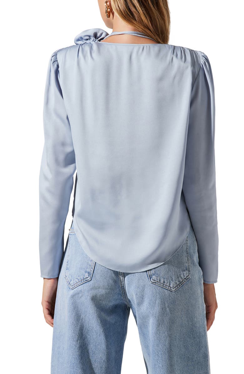 ASTR the Label Lovisa Long Sleeve Faux Wrap Top, Alternate, color, 