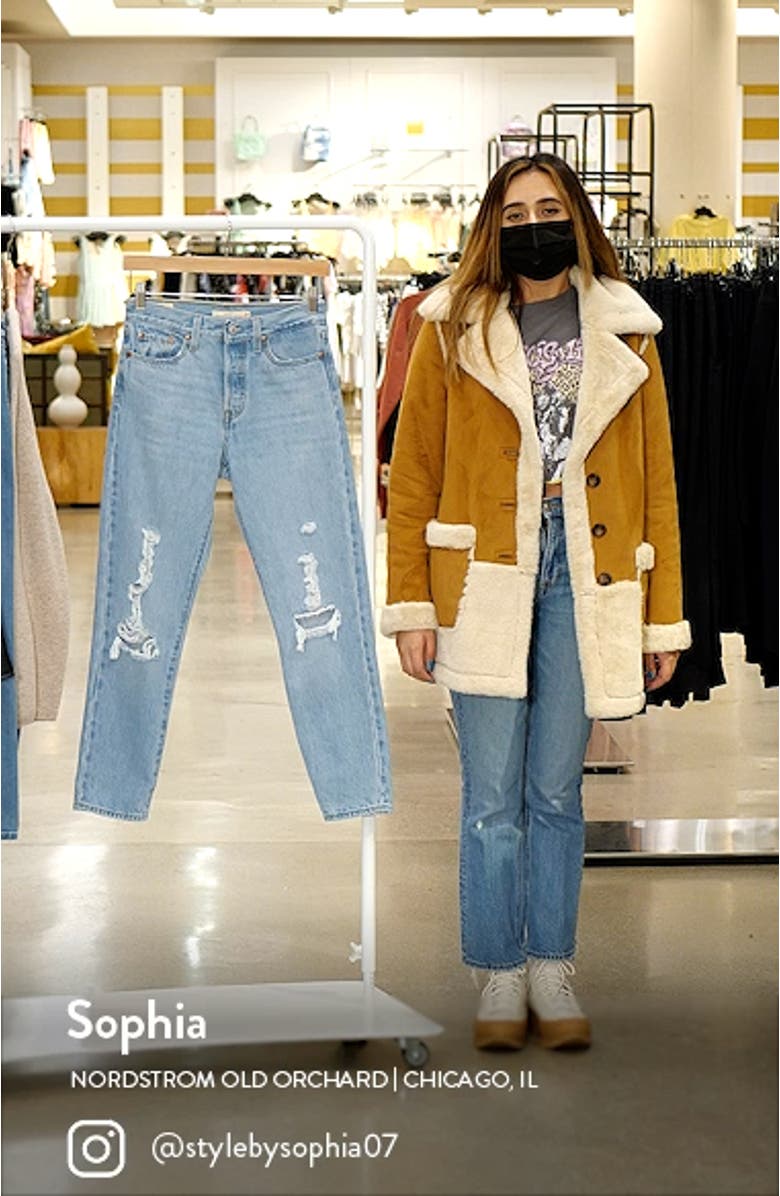 Wedgie Icon Fit Ripped High Waist Jeans, sales video thumbnail