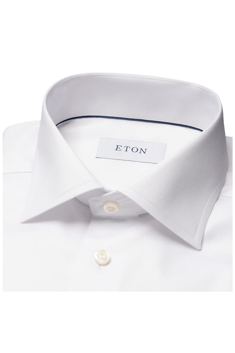 Super Slim Fit Cotton Dress Shirt, Alternate, color, WHITE
