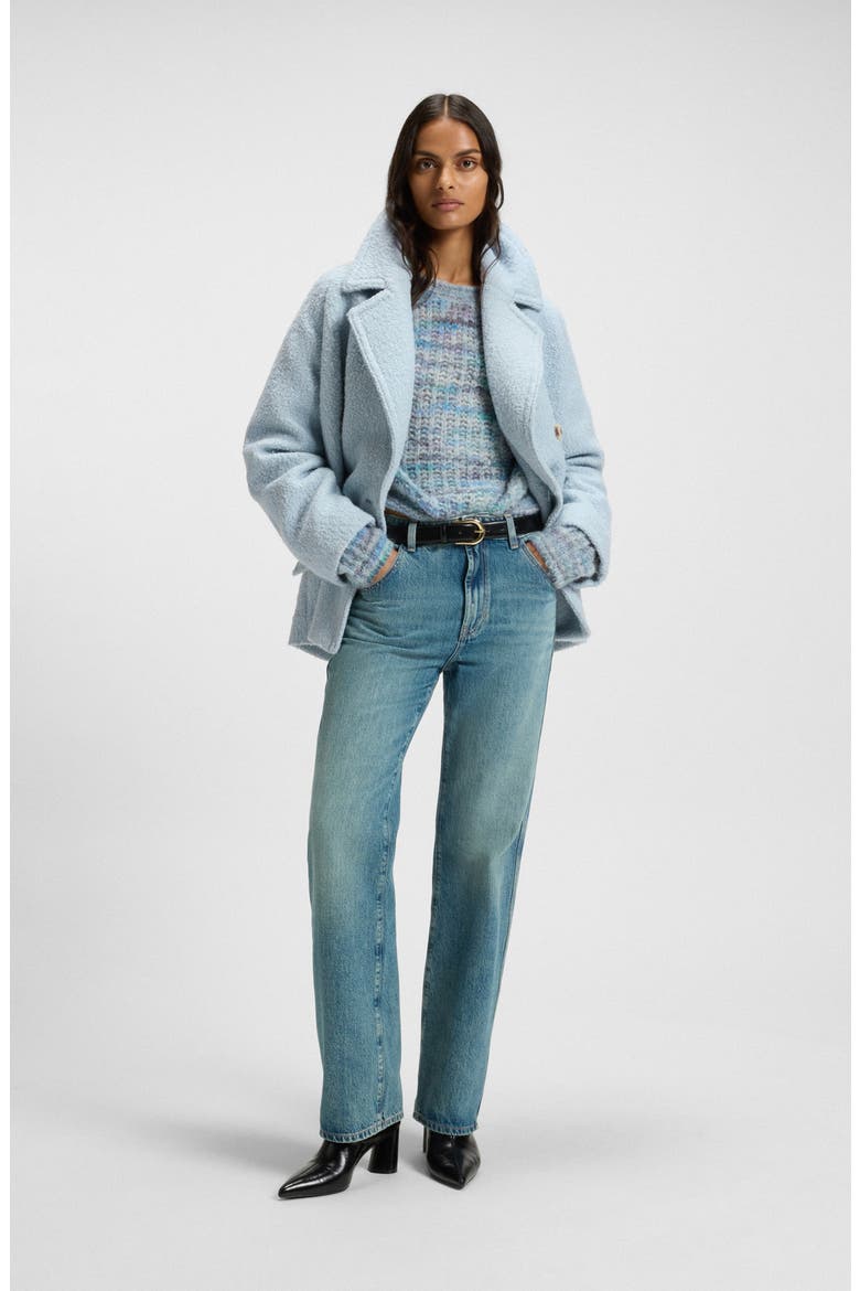 Cabani Textured Double Breasted Jacket, Alternate, color, LIGHT/ PASTEL BLUE