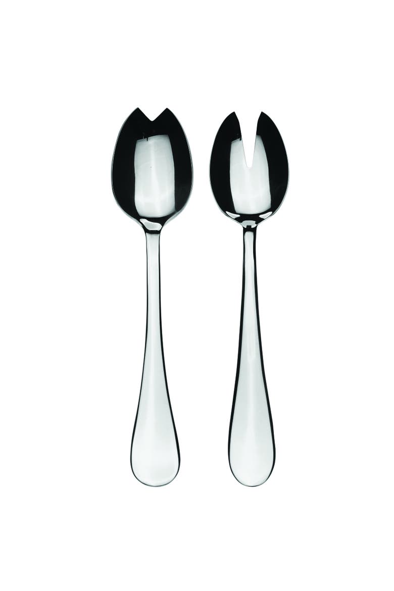 Brescia Salad Serving Set - 2 Pieces, Main, color, Silver