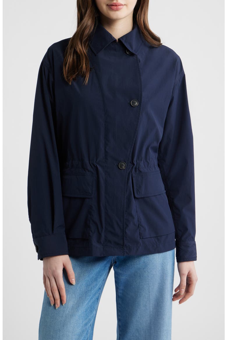 Irma Water Resistant Jacket, Main, color, NAVY BLUE