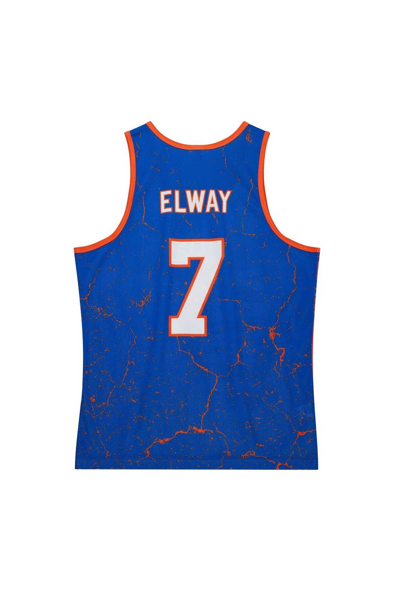 Men's Mitchell & Ness John Elway Royal Denver Broncos 1994 Player Burst Tank Top, Alternate, color, Royal