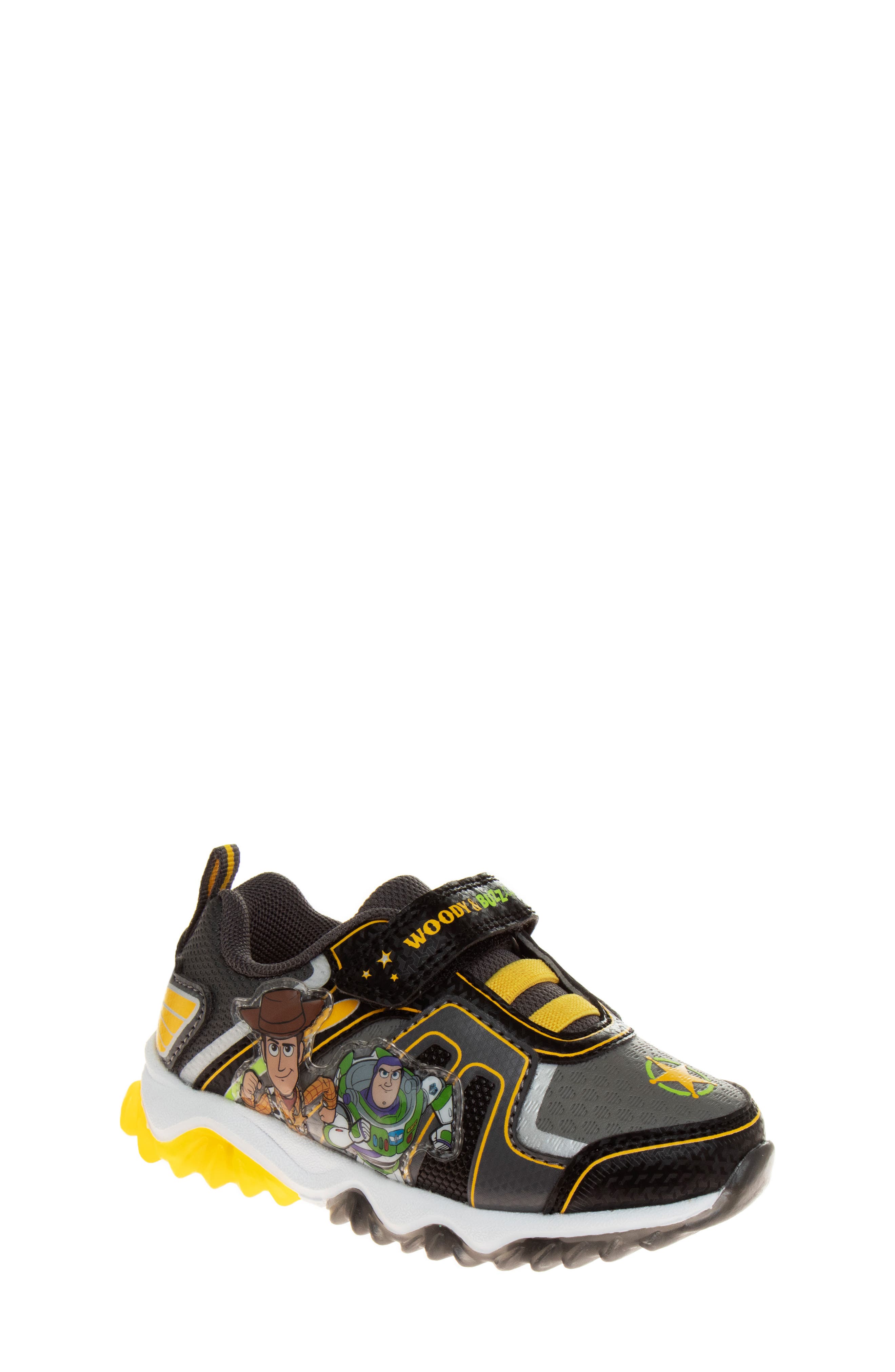 JOSMO Kids' Toy Story Sneaker, Main, color, Black/ Yellow