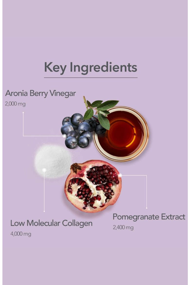 Aronia Vinegar Low Molecular Collagen, Alternate, color, None