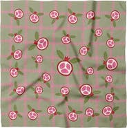 Centinelle Pomegranate Cotton Silk Bandana