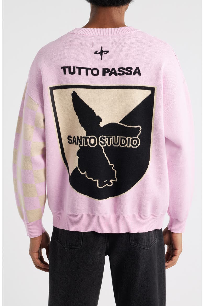 Palermo Crewneck Sweater, Alternate, color, GRATITUDE PINK
