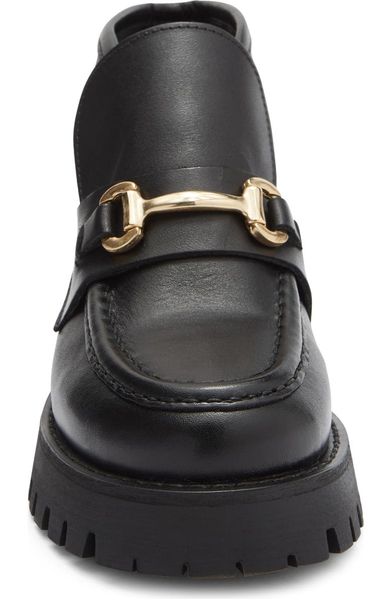 Steve Madden Leon Short Boot, Alternate, color, Black Leather