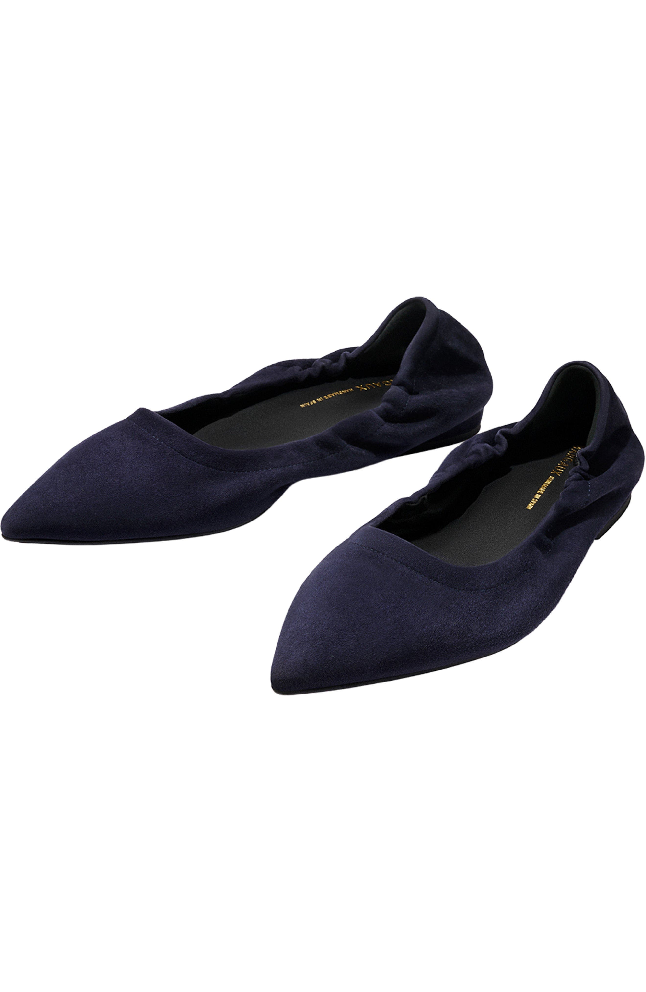 The Roma Ballet Flat, Alternate, color, Indigo Suede