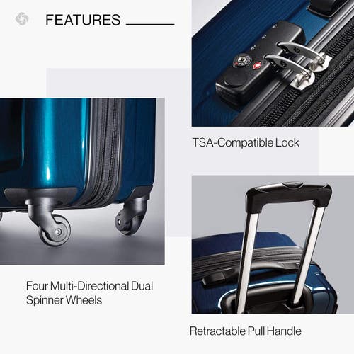 Samsonite Winfield 2 Carry-on 20-inch Hardside Luggage With Spinner Wheels