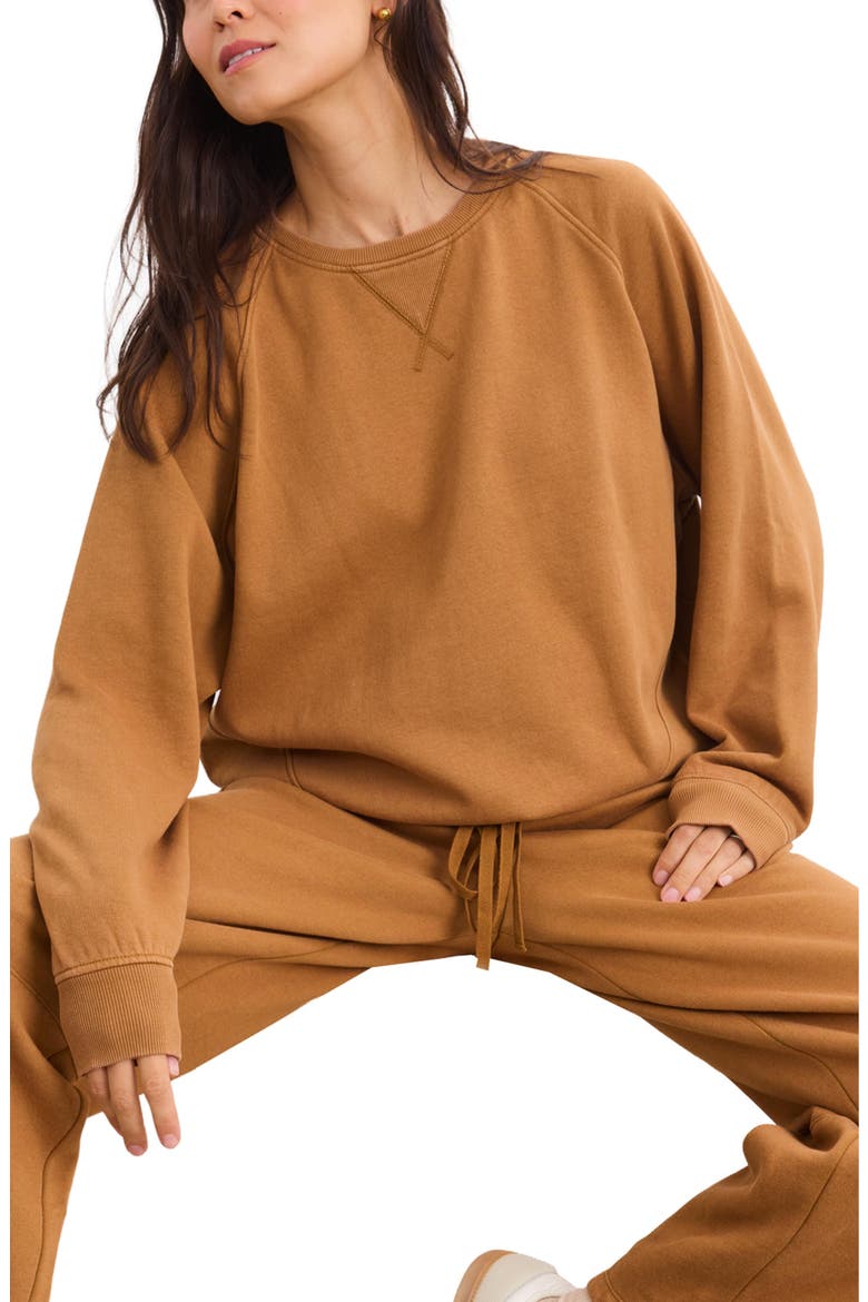 The Romy Pullover Classic Sweatshirt, Alternate, color, Rubber