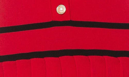 Alexia Admor Lucinda Short Sleeve Dress In Red