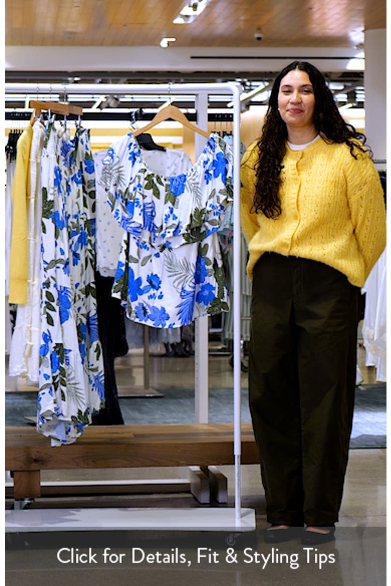 Zurie Floral Talisy Off the Shoulder Top video