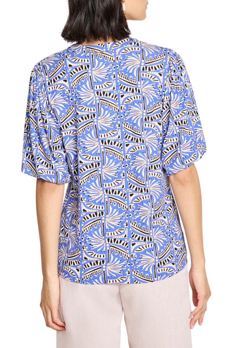 Ocean Jewel Jersey Top, Alternate, color, BLUE MULTI