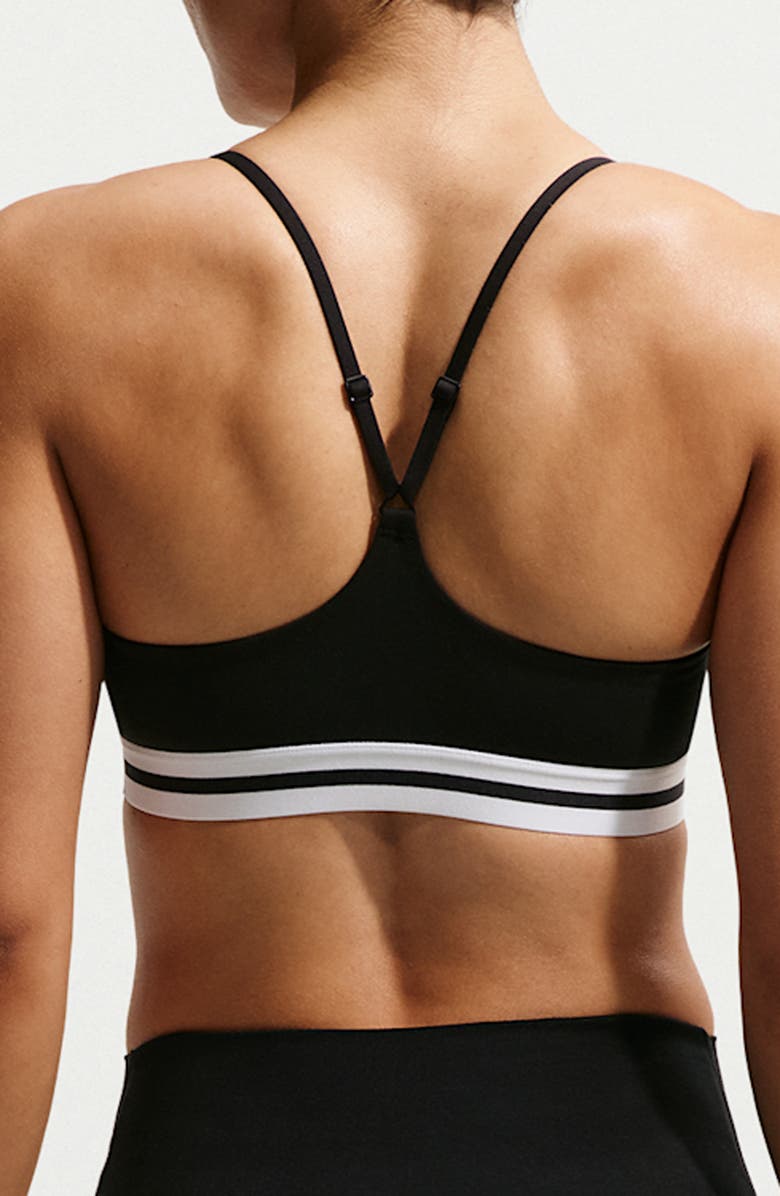 Nike Indy Dri-FIT Sports Bra, Alternate, color, Black/ White/ Black/ White