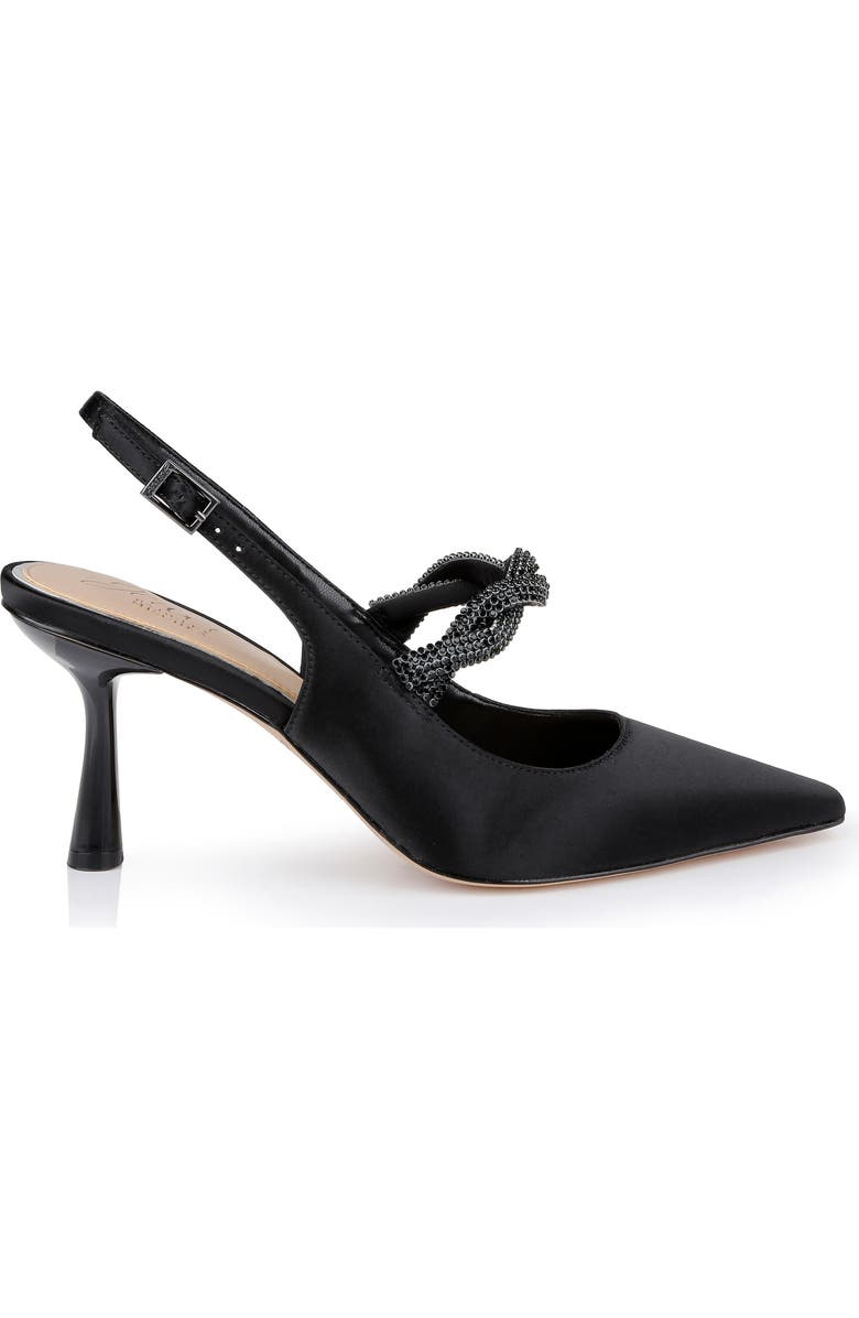 Jewel Badgley Mischka Tierney Slingback Pointed Toe Pump, Alternate, color,