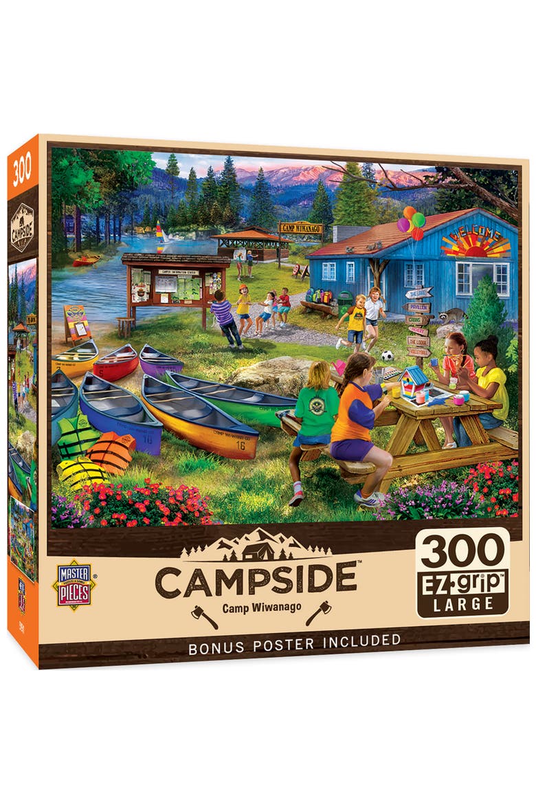 Camp Wiwanago 300 Piece Jigsaw Puzzle, Main, color, Multicolor