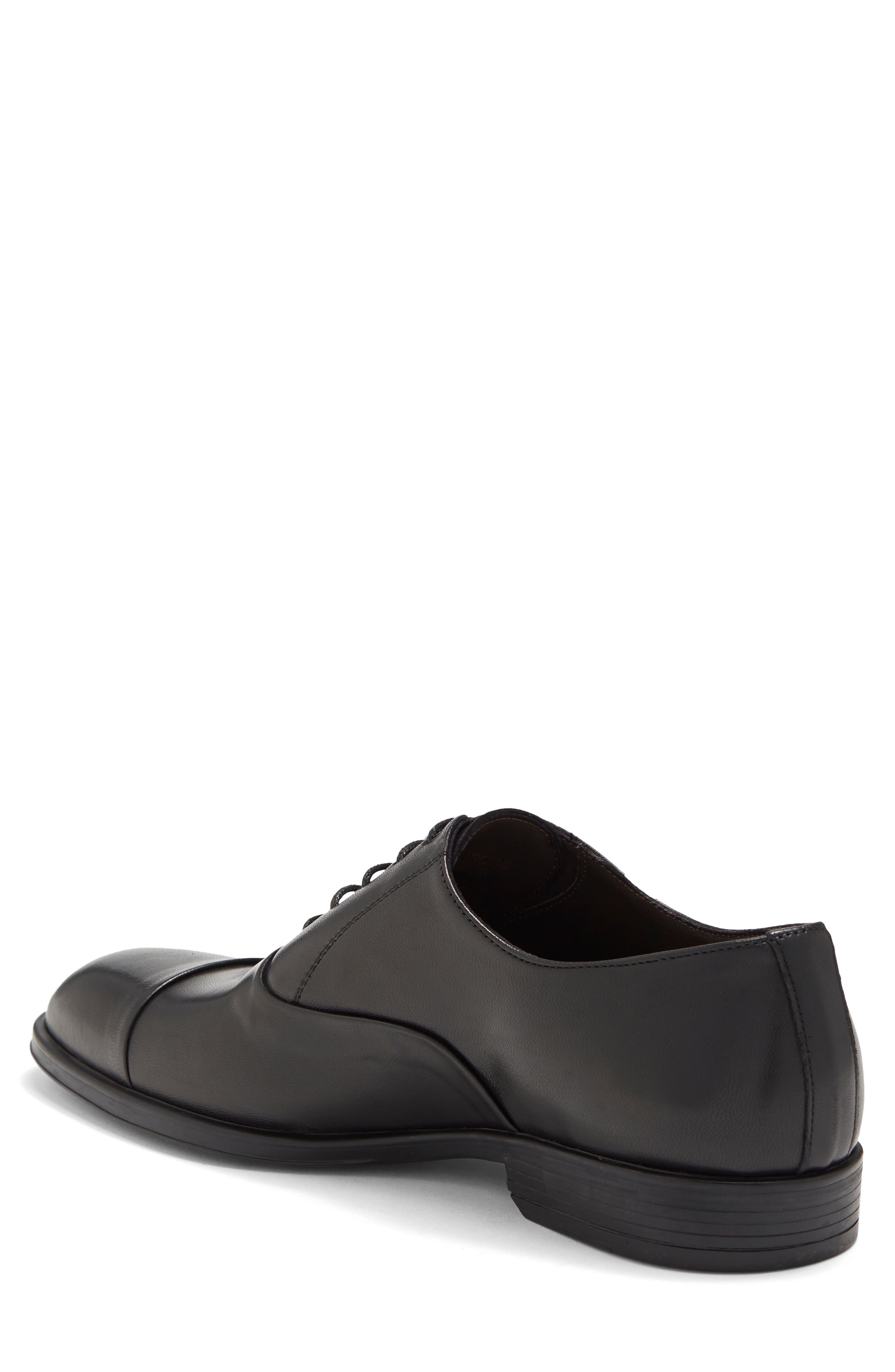 Bruno Magli Ricci Leather Oxford, Alternate, color, Black