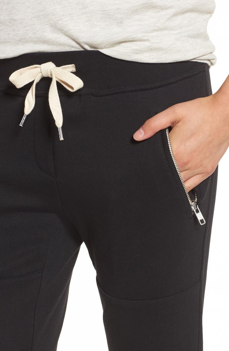 SINCERELY JULES 'Lux' Skinny Cotton Jogger Pants, Alternate, color, 