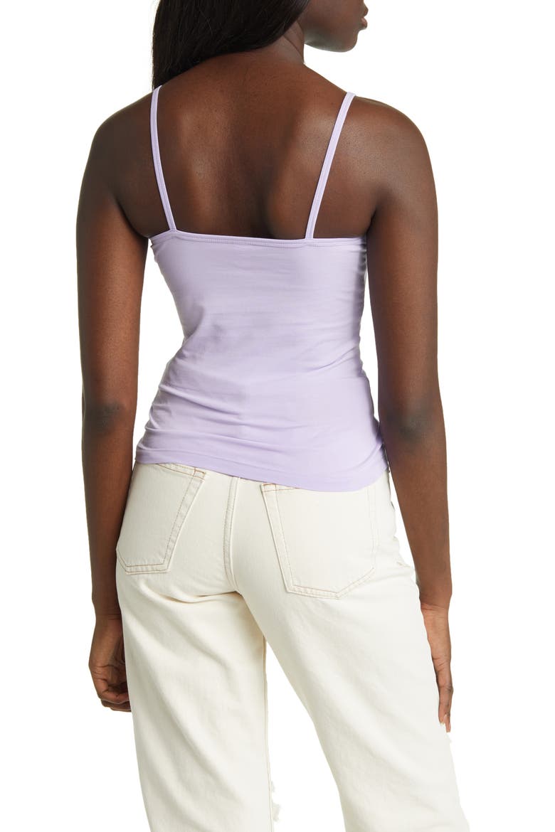 Stretch Jersey Camisole, Alternate, color, PURPLE SPRAY