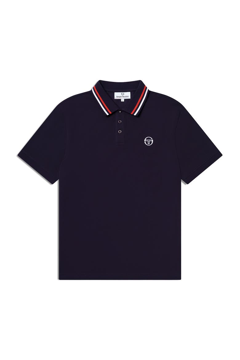 Ciro Pique Polo, Alternate, color, MARITIME BLUE