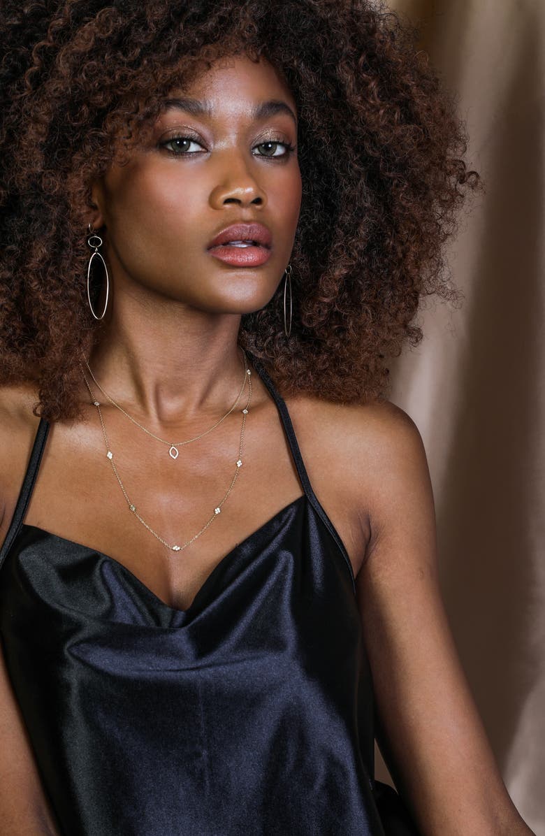 Bony Levy Diamond Station Necklace, Alternate, color,