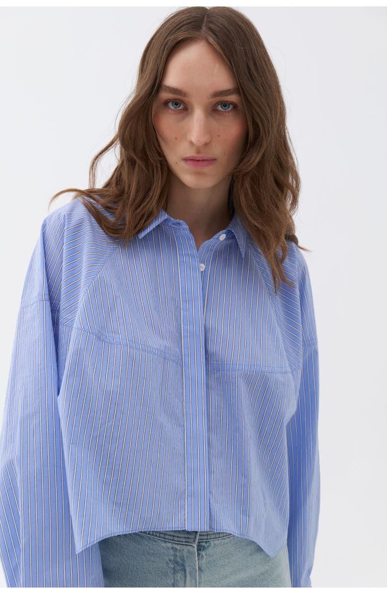 Nocturne Oversized Button-Up Shirt, Alternate, color, 
