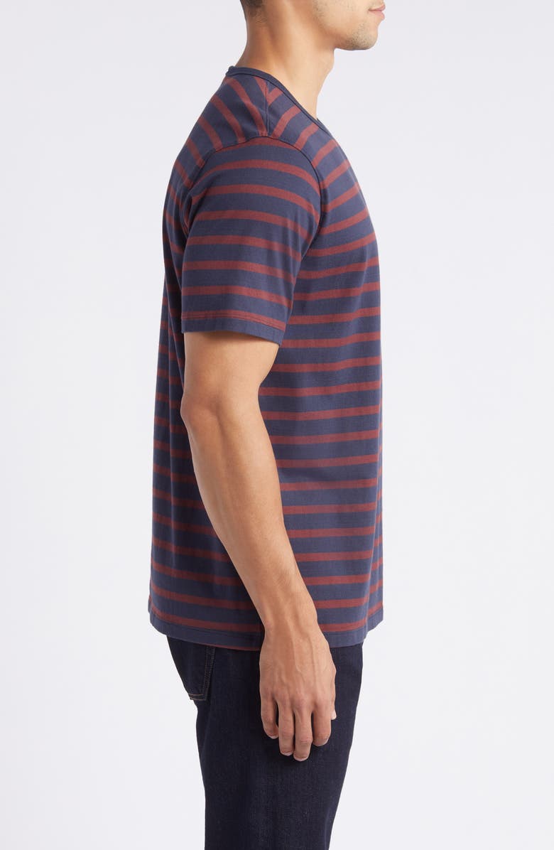 AG Bryce Stripe Crewneck T-Shirt, Alternate, color, 