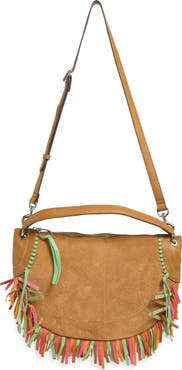AIMEE Dante Fringe Leather Shoulder Bag