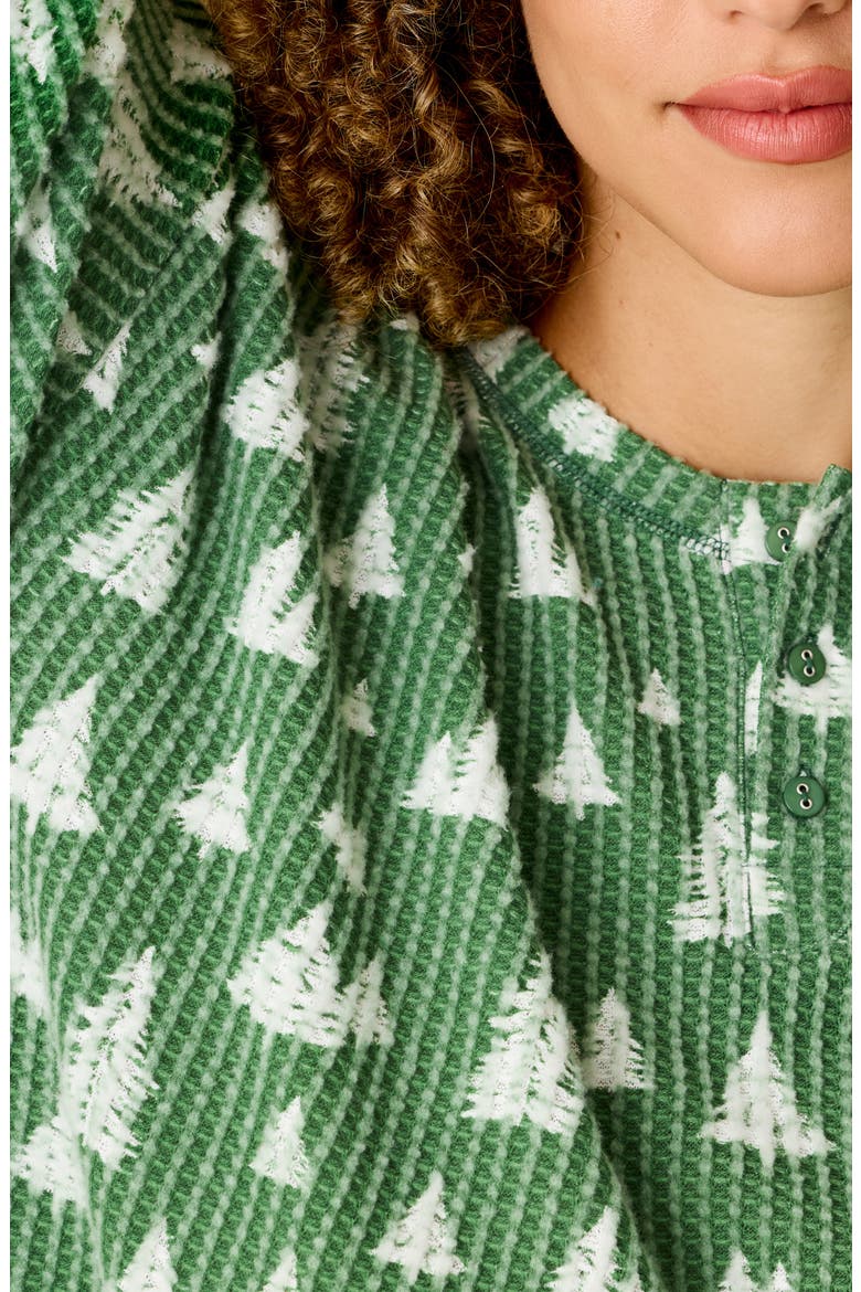 Ski Jammie Classics Pajama Set, Alternate, color, FAIRWAY